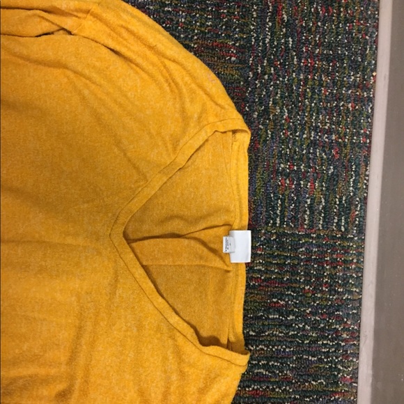 A New Day Mustard yellow long sleeve top - Picture 2 of 6